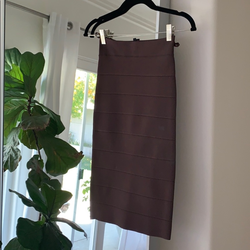 BCBG Max Azria Bandage Midi Skirt